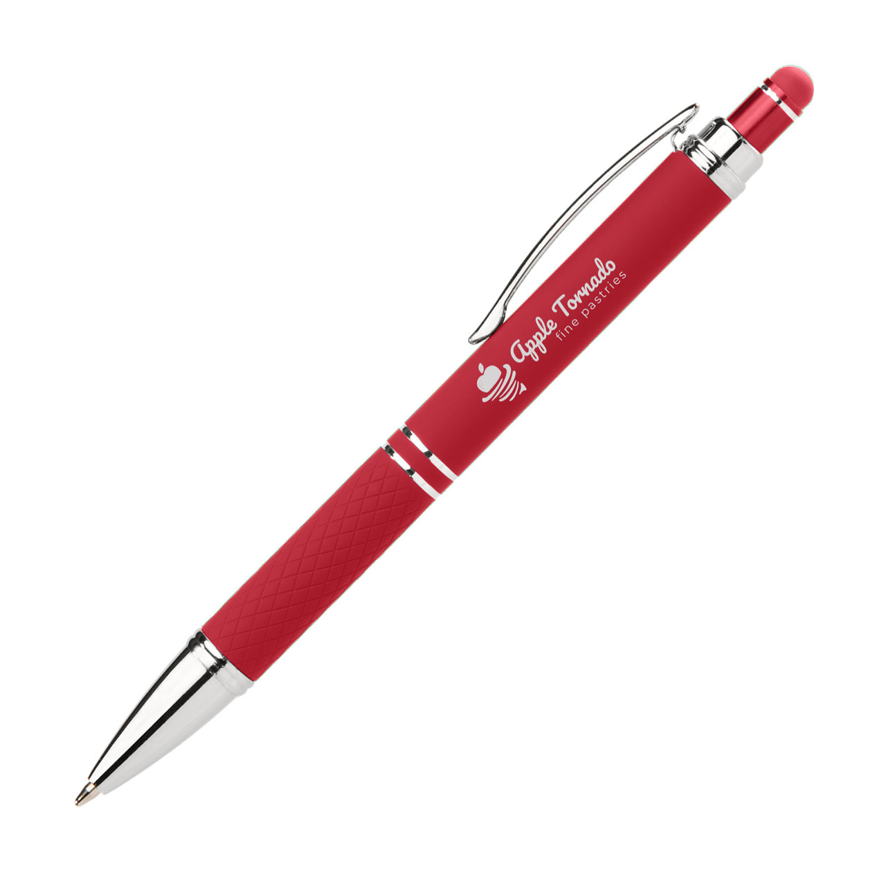 Phoenix Softy Brights Gel Pen with Stylus - Laser Engraved