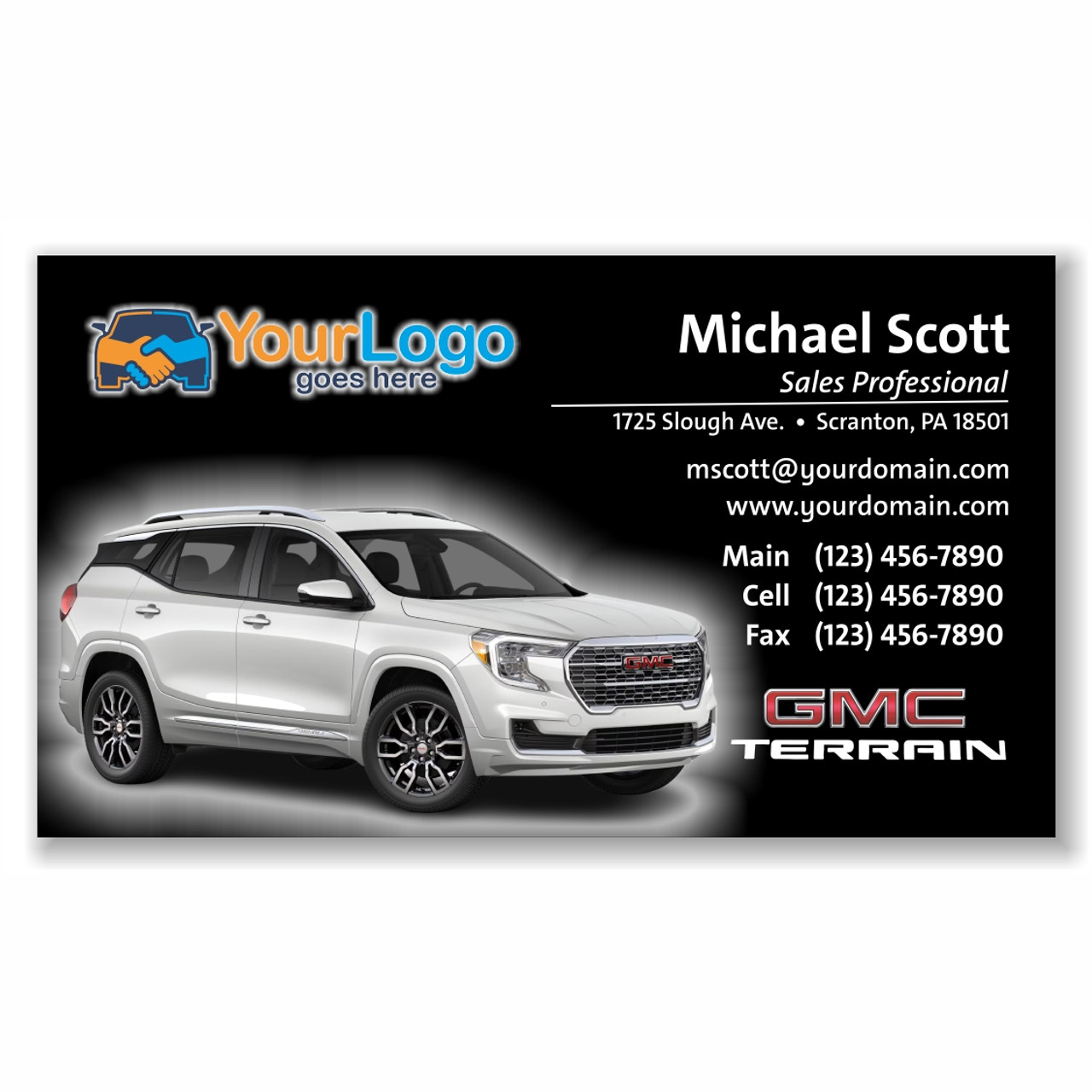 GMC Terrain 01 Business Cards