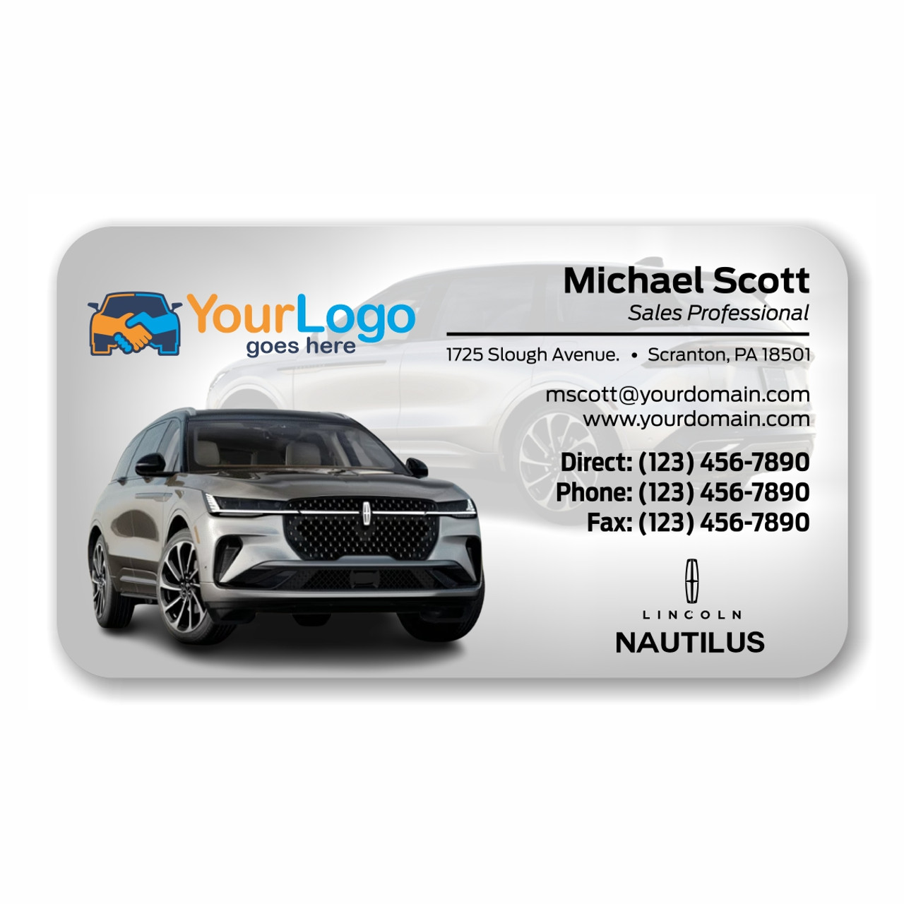 Lincoln Nautilus Business Cards 01