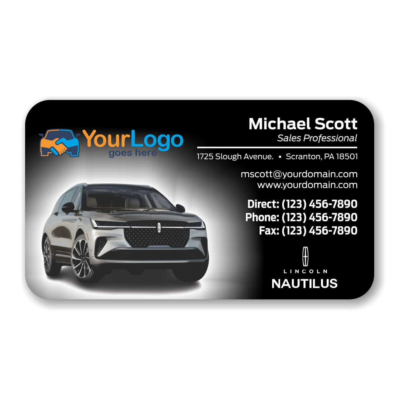 Lincoln Nautilus Business Cards 02