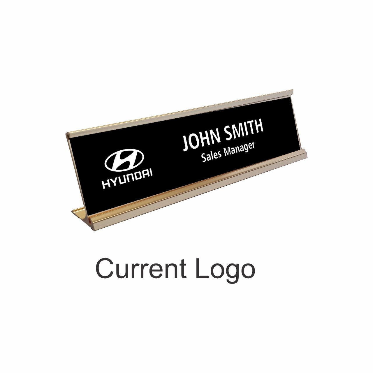 Hyundai Name Plates with Optional Holder