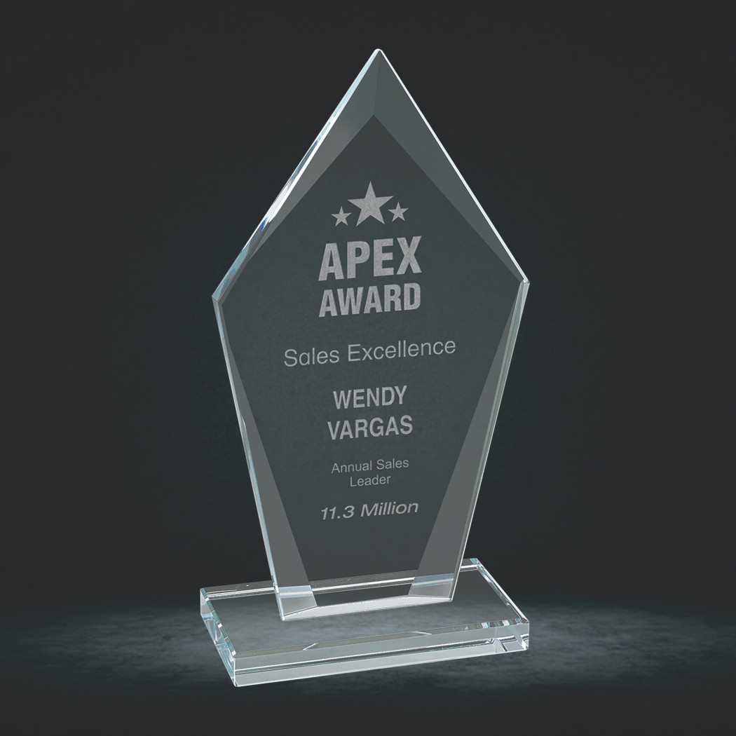 Diamond Clear Glass Award