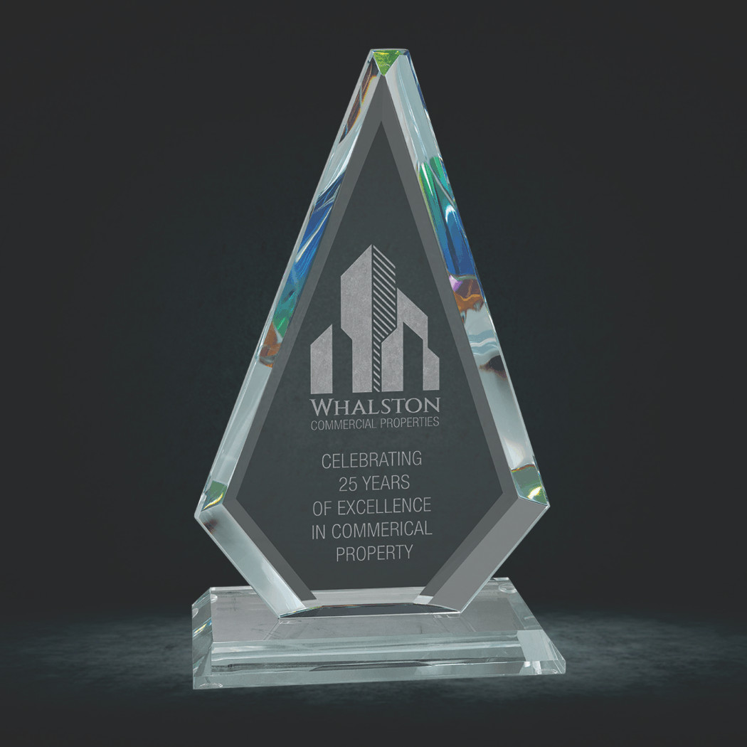 Diamond Series Jade Glass with Prism-Effect Top