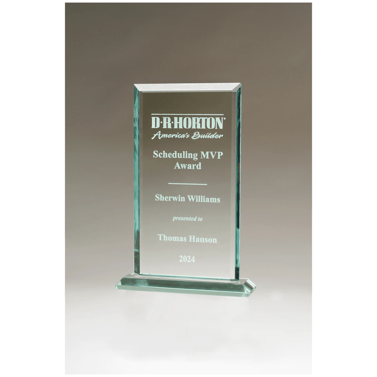 Apex Series Jade Glass Award