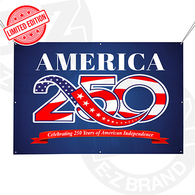 3x5ft Stock Banners America 250
