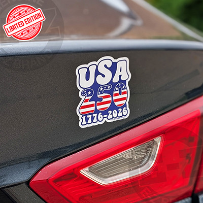 America 250 Die Cut Decals