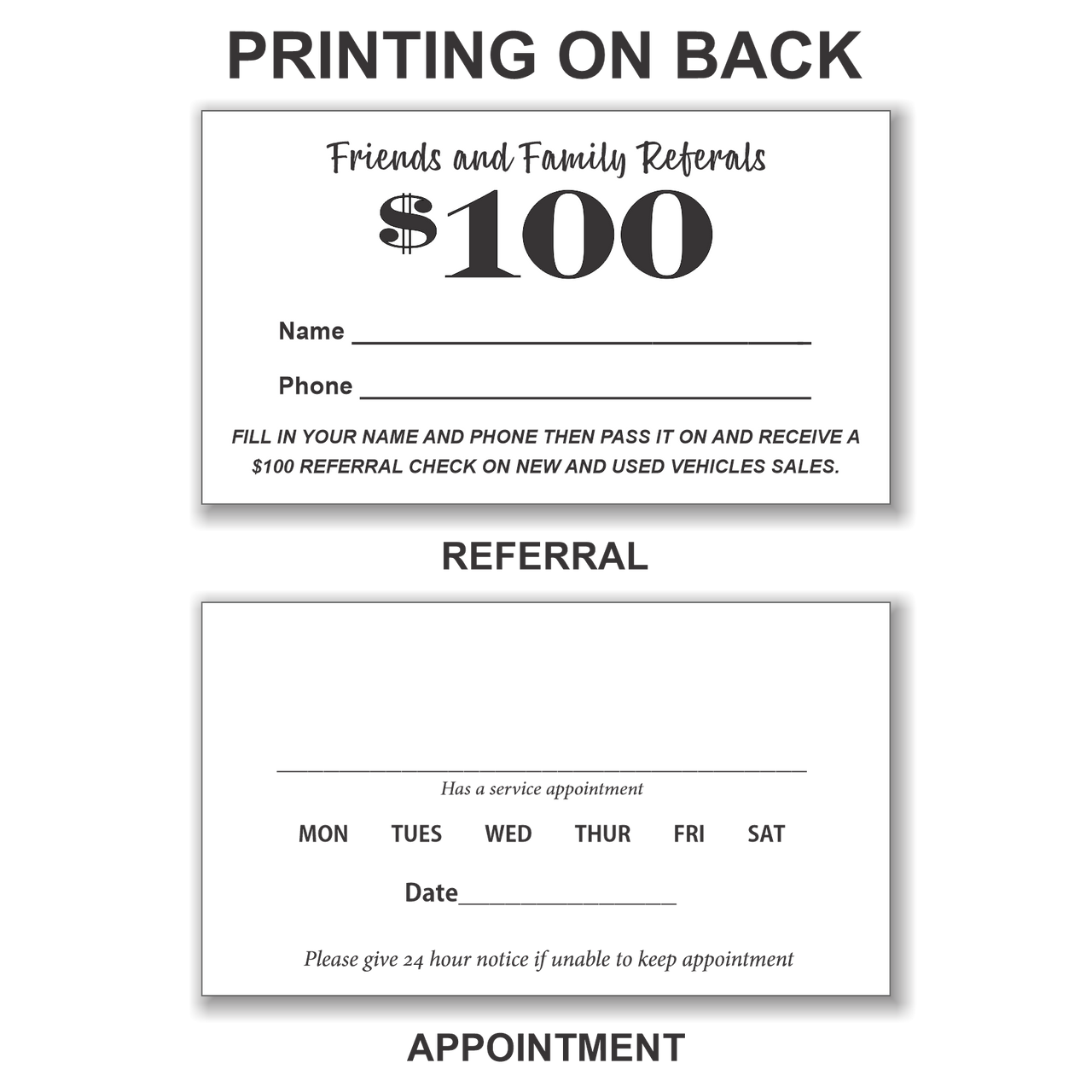 Chevrolet Silverado 3500HD Service Business Cards