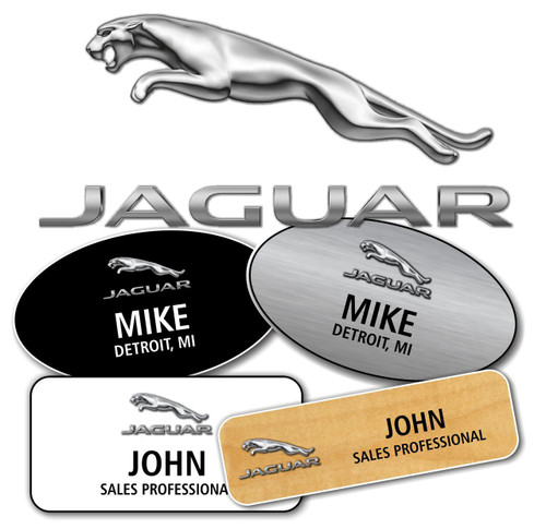 Jaguar Name Badges