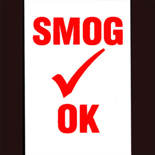 Smog Check Decals {EZ611}