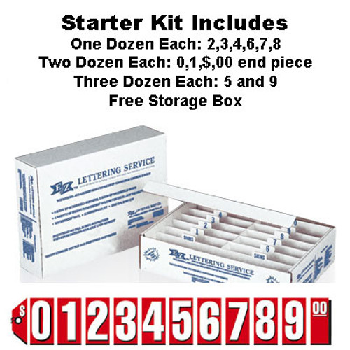 Red Tag Number Starter Kit {EZ182}