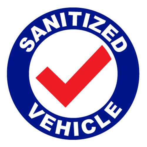 Santized Vehicles Circle Decals {EZ117}