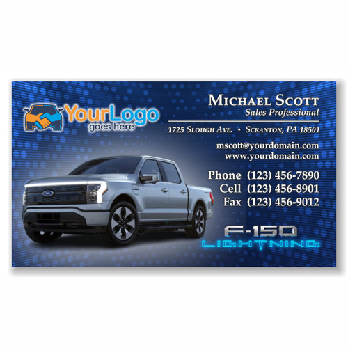 Ford Lightning EV Business Cards