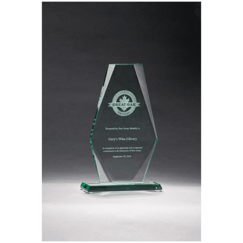 Premium Series Jade Glass Award G2748