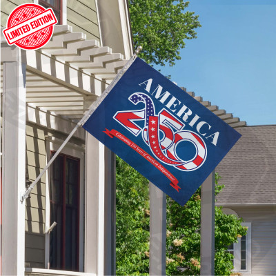 2 x 3 Ft. America 250 Pole Flag - Single Sided