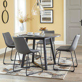 Centiar Upholstered Dining Chair in Gray