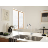 Ixa Jiva Kitchen Pull-Down Faucet in Stainless Steel