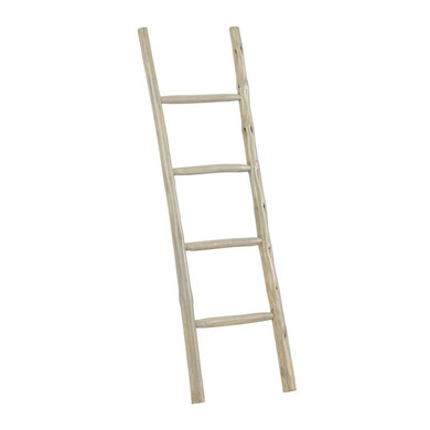 21669 Teak Wood/White Ladder