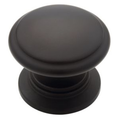 1-1/8" Knob in Black (34LI-P61603-BK-C)