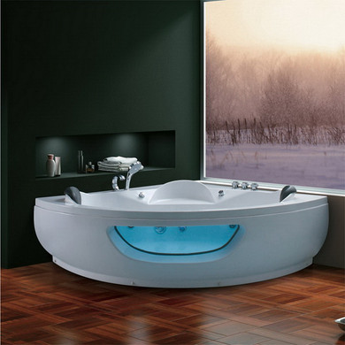 K1065 Corner Massage Whirlpool Bathtub