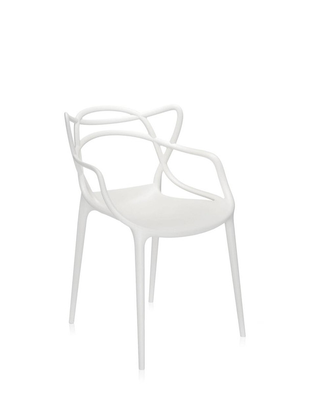 PP-601W Plastic Chair in White