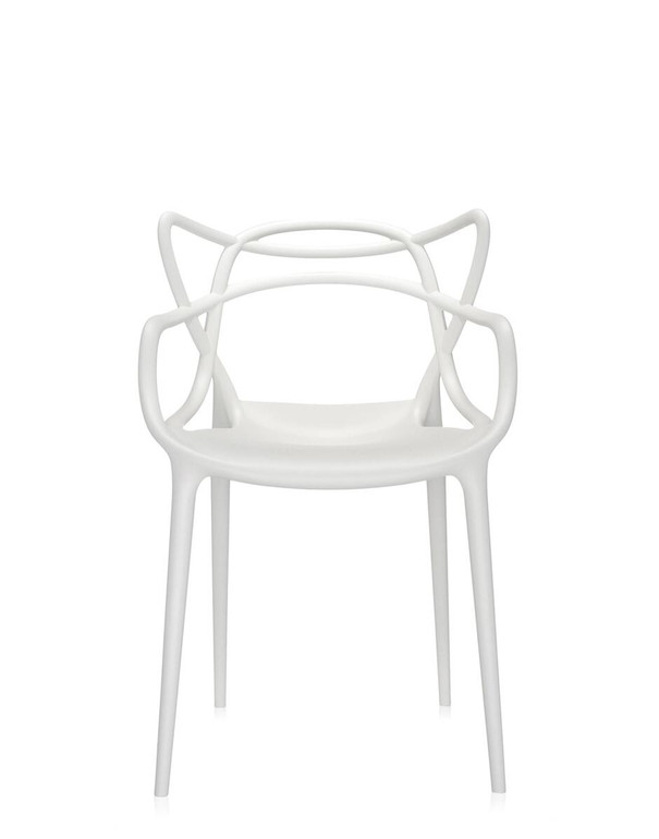 PP-601W Plastic Chair in White