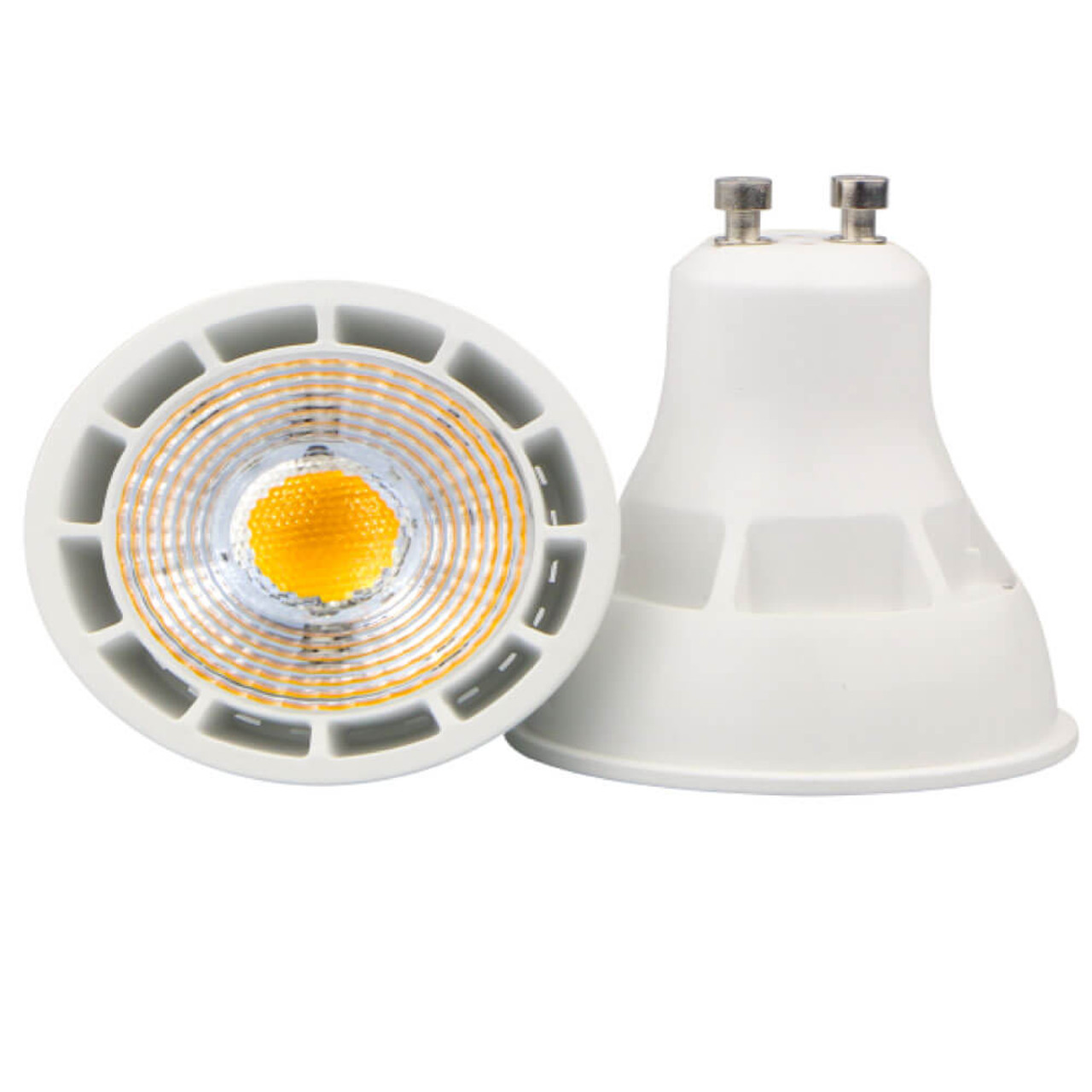 Lampadina Led GU10 7 watt COB luce bianca calda e fredda