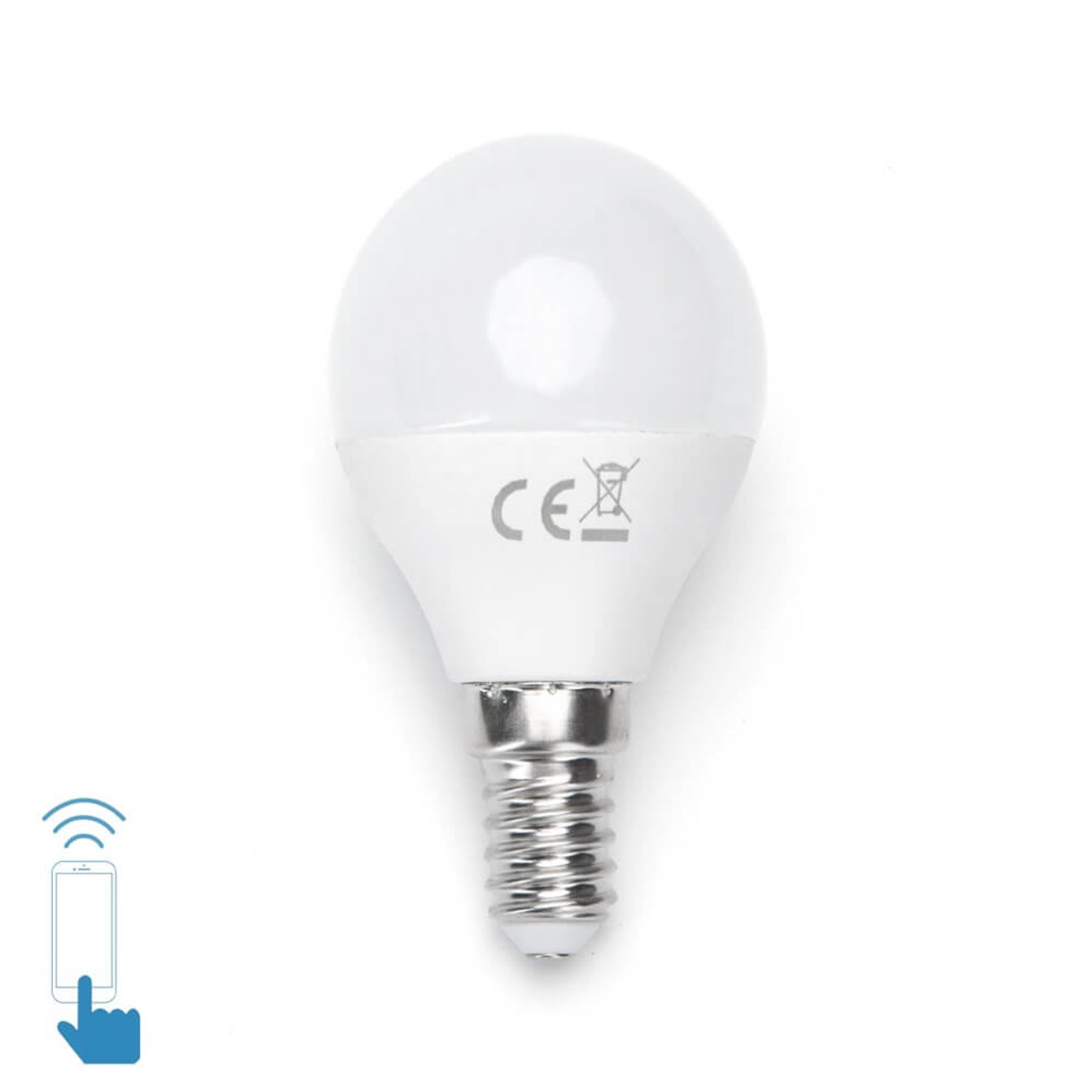Lampadina Smart E14 7W RGB + CCT regolabile da smartphone