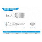 Lampione stradale led 60 Watt - dimensioni