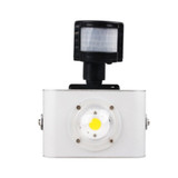 Faro led COB 30W Stagno IP65 bianco naturale con sensore movimento