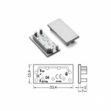 alluminio da incasso largo - accessori