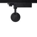 Faretto led da binario 3 piste nero 20W 24°