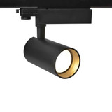 Faretto led da binario 3 piste nero 20W 24°