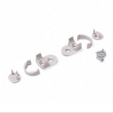 Set holder in plastica per profilo teche