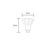 Lampadina led 6W attacco GU10 - dimensioni