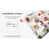 Smart Controller da parete a 4 zone RGB-CCT 2.4Ghz