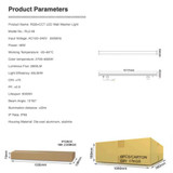 Wallwasher led 48W 220 Volts 1M IP67 RGB+CCT