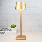 Lampada da tavolo ricaricabile oro