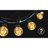 Catenaria stagna luminosa sfere trasparenti - esempio