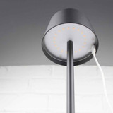 Lampada da tavolo ricaricabile nera