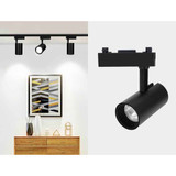 Faretto binario 3 piste 24W nero Faretto binario 3 piste 24W nero