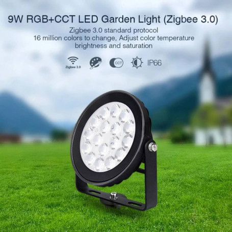 Faretto led da giardino a picchetto 9W RGB+CCT