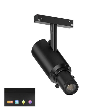 Faretto sagomature magnetico nero 20W Faretto sagomature magnetico nero 20W