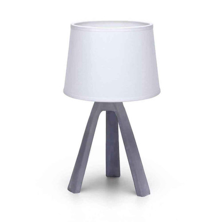 Lampada da tavolo in resina colore wengè
