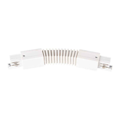 Connettore flessibile binario trifase Bianco Connettore flessibile binario trifase Bianco