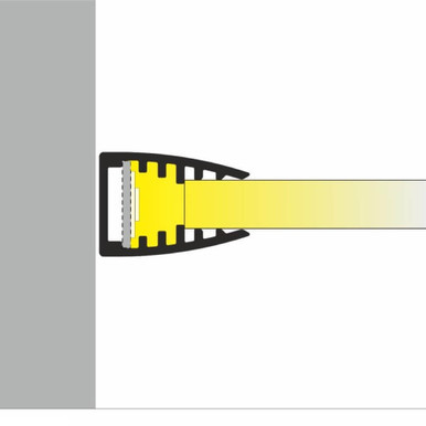 Profilo led in alluminio da parete up-down