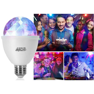 Lampadina E27 LED Party RGB con Effetti Rotanti