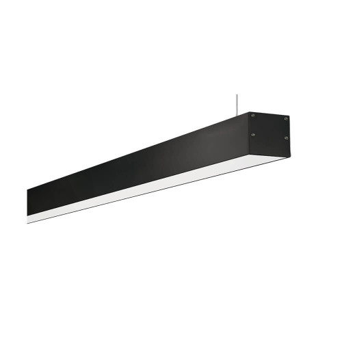 Lampada lineare a sospensione nera 150 cm 60W