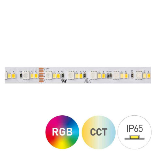 Striscia led RGB + CCT 144 Watt 24 Volts IP65