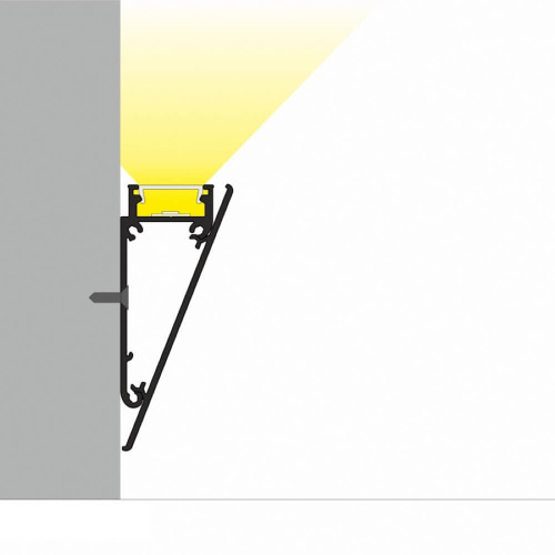 Profilo led in alluminio da parete 1 metro