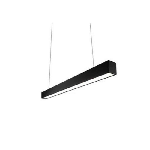 Lampada lineare a sospensione nera 40W 120cm